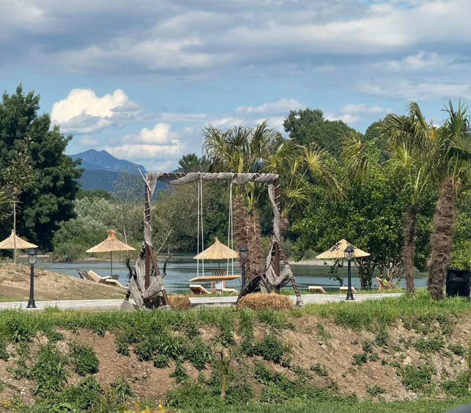 The stunning view from Dream Land Shkodër